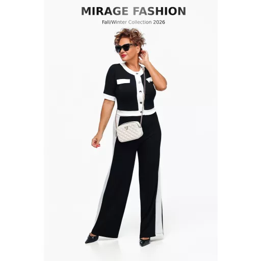 Mirage Kristen gombos szett, fekete