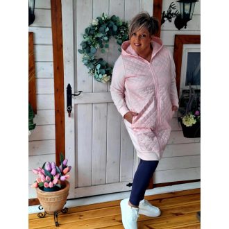 Fashion by nono Casting kardigán kabát, púder