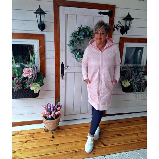 Fashion by nono Casting kardigán kabát, púder