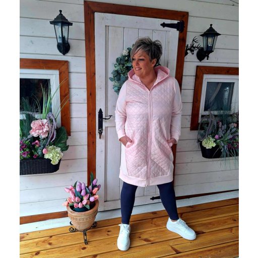 Fashion by nono Casting kardigán kabát, púder