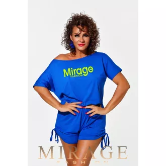 Mirage Valentisz pamut shortos overál, királykék