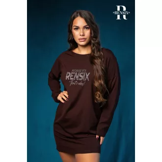 Rensix Only tunika, csokibarna