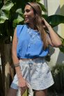 Anna Russo Summer short, vaj mintás