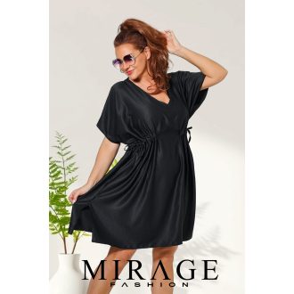Mirage Kathy oldalán húzókás ruha, fekete