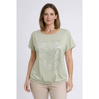 Manda Tilda gumis drekú felső, mentazöld