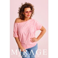 Mirage Mendi passzés felső, púder mintás