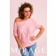 Mirage Mendi passzés felső, púder mintás