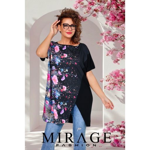 Mirage Delila szabott tunika, virágos