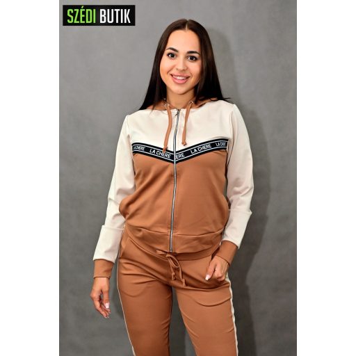  La Chére Angel szabadidő szett, krém-barna