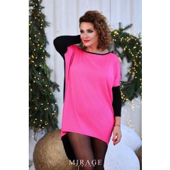 Mirage Venom elől rövid hátul hosszabb tunika, pink