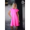 Rensix Naira fodros, A vonalú ruha, UV pink