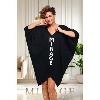 Mirage Szuzy V nyakú, bő tunika, fekete