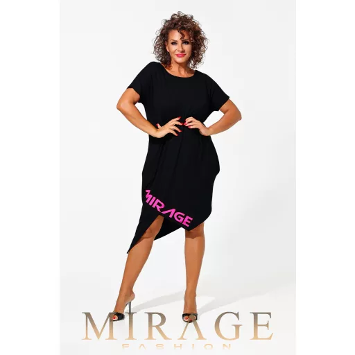 Mirage Barateon zsebes tunika, fekete