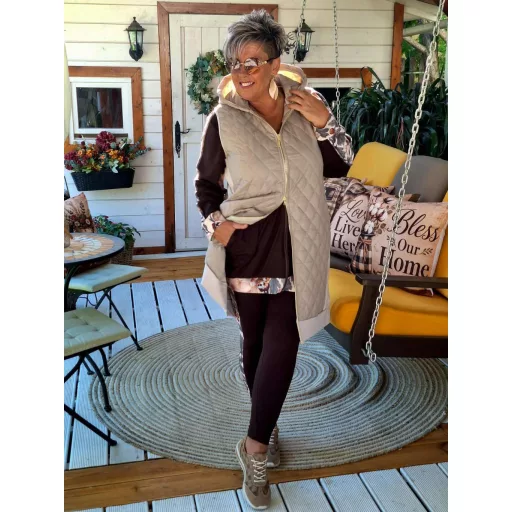 Fashion by nono Casting steppelt mellény, bézs