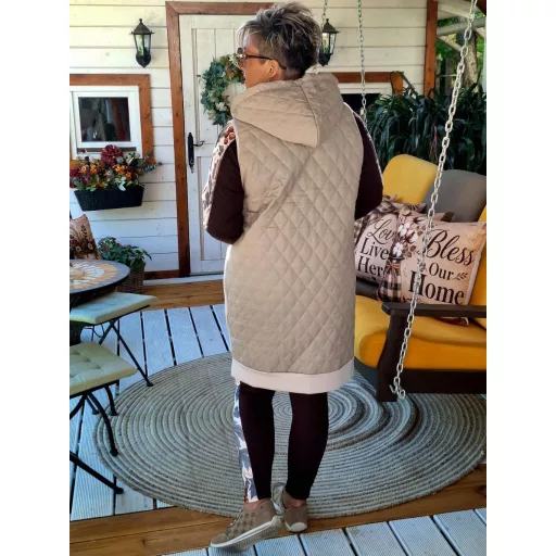 Fashion by nono Casting steppelt mellény, bézs