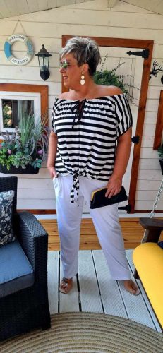 Fashion by Nono Tirol felső, csíkos
