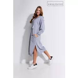 Anna Russo Hoodie ruha, szürke
