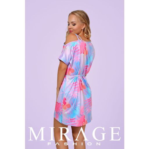 Mirage Apricot vállán pántos ruha, mintás