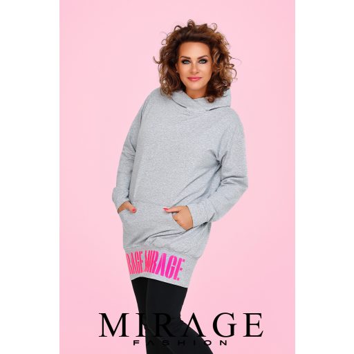 Mirage Aragónia futter pulóver, melírszürke