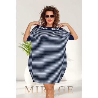 Mirage Meredith csónaknyakú tunika, csíkos