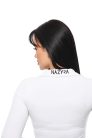 Nazyra Bella galléros felső, fehér