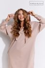 Anna Russo Hoodie ruha, bézs