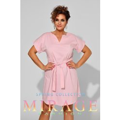Mirage Spring öves puplin ruha, púder