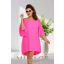 Mirage Árven tölcsér ujjú ruha, neon pink