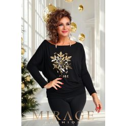 Mirage Gold passzés felső, fekete