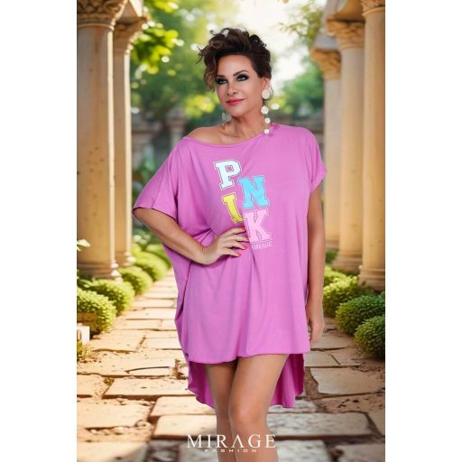 Mirage Luna pamut tunika, mályva