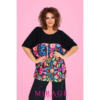 Mirage Lord szabott bő tunika, virágos