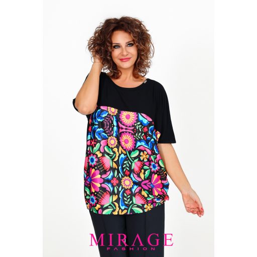 Mirage Lord szabott bő tunika, virágos