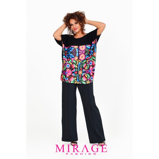 Mirage Lord szabott bő tunika, virágos