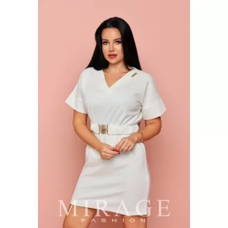 Mirage Galina öves puntó ruha, ekrü