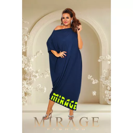 Mirage Líra pamut maxiruha, sötétkék