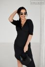Anna Russo Mara passzos ruha, fekete
