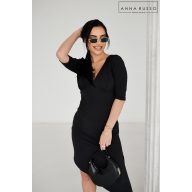 Anna Russo Mara passzos ruha, fekete