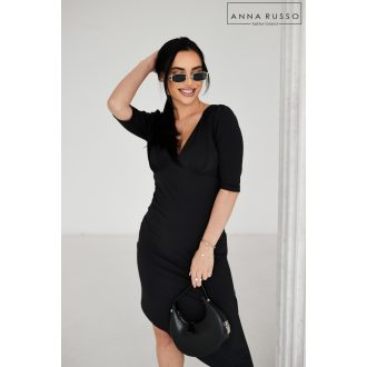 Anna Russo Mara passzos ruha, fekete