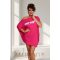 Mirage Sziszy asszimetrikus tunika, pink