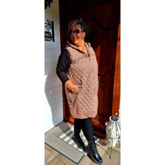 Fashion by Casting steppelt mellény, bézs