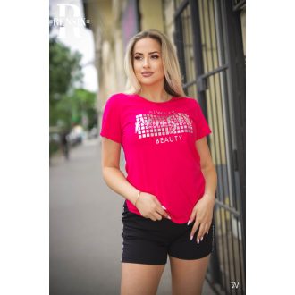 Rensix Nina pamut basic felső, fuxia