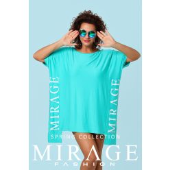 Mirage Berill oldalt hosszabb tunika, menta