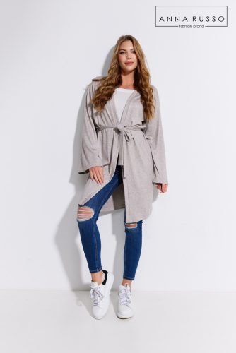 Anna Russo Spring megkötős kardigán, fangó