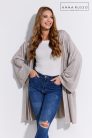 Anna Russo Spring megkötős kardigán, fangó