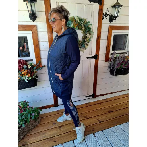 Fashion by nono Casting kabát, sötétkék