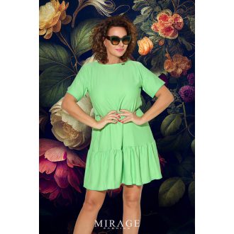 Mirage Primadonna öves silky ruha, zöld