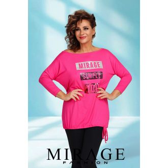 Mirage Wanheda oldalt kötős felső, pink