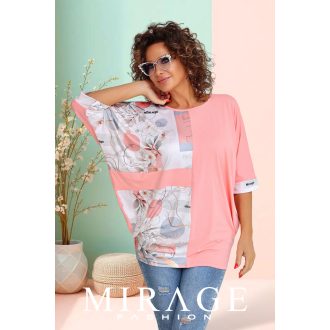 Mirage Trikru betétes tunika, papaya