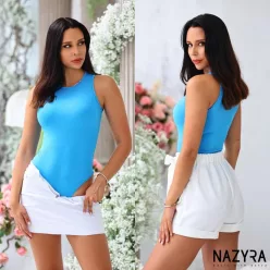 Nazyra Olivia poliamid body, kék