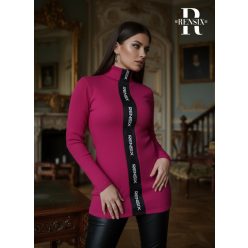Rensix Caroline bordás kötött tunika, pink